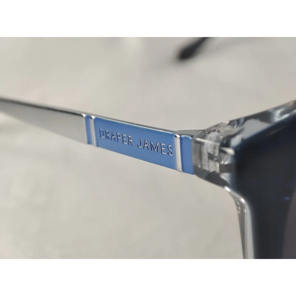 Draper‎ James DJ7038 Sunglasses Indigo Blue Floral 56-17-140 Women's New In Case
